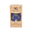 Eco Chic Purple Palm Tree Bamboo Underpants Medium (U06PP-M)