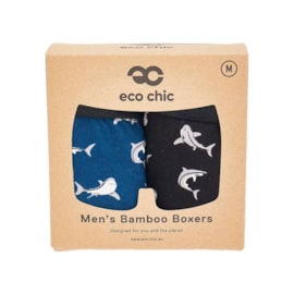 Eco Chic Sharks Bamboo Underpants 2pk Medium (U07-M)
