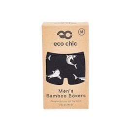 Eco Chic Black Sharks Bamboo Underpants Large (U07BK-L)