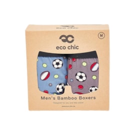 Eco Chic Sports Balls Bamboo Underpants 2pk Medium (U08-M)