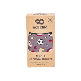 Eco Chic Grey Sports Balls Bamboo Underpants Xlarge (U08GY-XL)