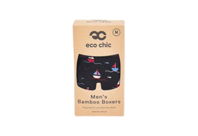 Eco Chic Black Yachts Bamboo Underpants Xlarge Eco Chic Black Yachts Bamboo Underpants Xlarge