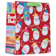 Neon Santa Gift Bag Large Neon Santa Gift Bag Large