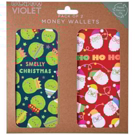 Sprouts & Santa Money Wallets 2 Pack Sprouts & Santa Money Wallets 2 Pack
