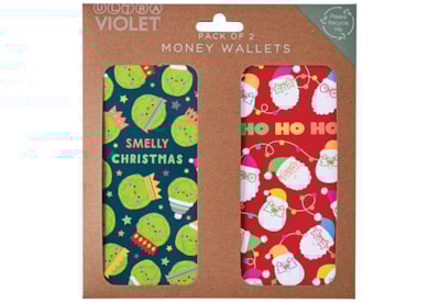 Sprouts & Santa Money Wallets 2 Pack