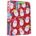 Neon Santa Gift Bag X/large Neon Santa Gift Bag X/large