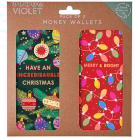 Baubles & Lights Money Wallets 2 Pack Baubles & Lights Money Wallets 2 Pack