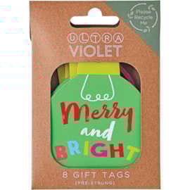 Merry & Bright Gift Tags 8 Pack Merry & Bright Gift Tags 8 Pack