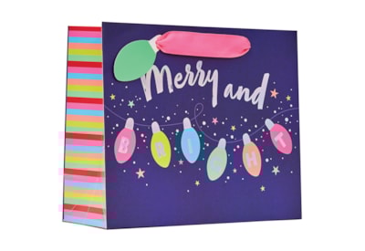 Merry & Bright Gift Bag Medium Merry & Bright Gift Bag Medium