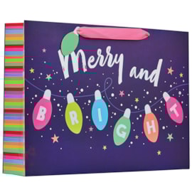 Merry & Bright Gift Bag X/large Merry & Bright Gift Bag X/large