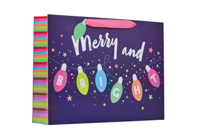 Merry & Bright Gift Bag X/large