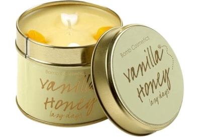 Get Fresh Cosmetics Vanilla Honey Tin Candle Get Fresh Cosmetics Vanilla Honey Tin Candle