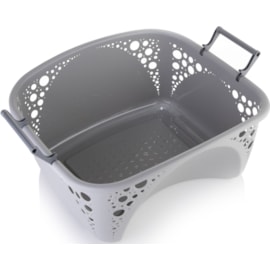 Minky Laundry Basket Light Grey (VB10010003)