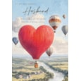 Ling Valentine Husband Red Heart Hot Air Balloon Ling Valentine Husband Red Heart Hot Air Balloon