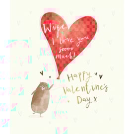 Ling Valentine Wife Bear Holding Heart Balloon Ling Valentine Wife Bear Holding Heart Balloon