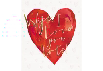 Ling Valentine Wife Big Red Heart With Gold Type Ling Valentine Wife Big Red Heart With Gold Type