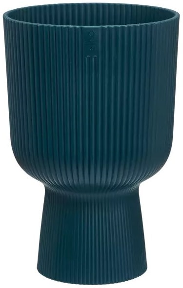 Elho Vibes Fold Coupe Pot Deep Blue 14cm (2902101429400)