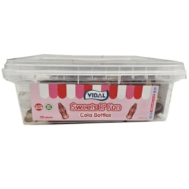 Vidal Cola Bottles 7p Sweet Tub