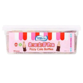 Vidal Fizzy Cola Bottles 7p Sweet Tub
