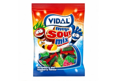 Vidal Mega Sour Mix Bag 90g Vidal Mega Sour Mix Bag 90g