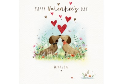 Ling Two Loving Sausage Dogs Valentines Day Card Ling Two Loving Sausage Dogs Valentines Day Card