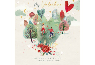 A Romantic Ride Valentine Day Card (VIJA0015)