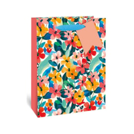 Vintage Floral Gift Bag Large