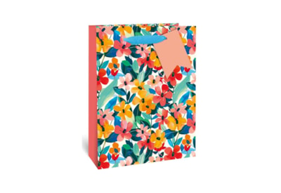 Vintage Floral Gift Bag Large