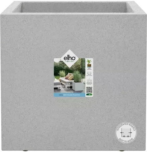 Elho Vivo Next Square  Living Concrete 40cm (1624839043100)