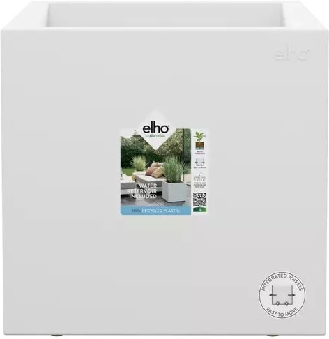 Elho Vivo Next Square  White 40cm (1624839015000)