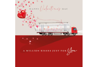 A Million Kisses Valentine Day Card (VJJA0011)