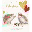 Ling One I Love Hedgehog Valentines Day Card Ling One I Love Hedgehog Valentines Day Card