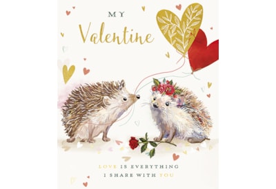 Ling One I Love Hedgehog Valentines Day Card Ling One I Love Hedgehog Valentines Day Card