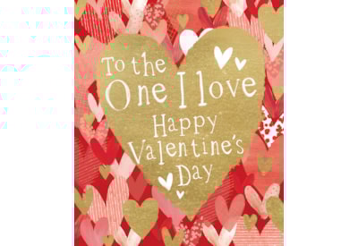 Ling Red Hearts Valentines Day Card Ling Red Hearts Valentines Day Card