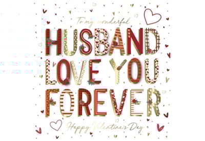 Ling Husband Love You Forever Valentines Day Card Ling Husband Love You Forever Valentines Day Card