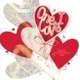 Ling Valentine Chunky Hearts Balloons Ling Valentine Chunky Hearts Balloons