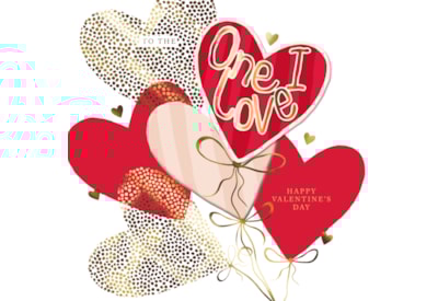 Ling Valentine Chunky Hearts Balloons Ling Valentine Chunky Hearts Balloons