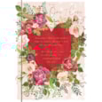 Ling Rose Heart Valentines Day Card Ling Rose Heart Valentines Day Card