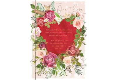 Ling Rose Heart Valentines Day Card Ling Rose Heart Valentines Day Card