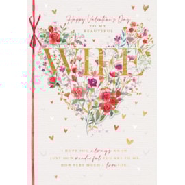 Ling Valentine Wife Floral Heart