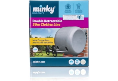 Minky Retractable Clothes Drying Reel 30m Minky Retractable Clothes Drying Reel 30m
