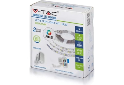 Vtac Ip20 Indoor Rgb Tape/ Strip Light 5m (VTRGBSTRIPKIT-IP20)