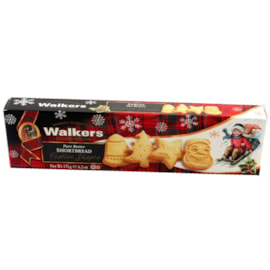 Walkers Shortbread Festive Shapes 175g (X685)