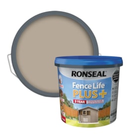 Ronseal Fence Life Plus + Warm Stone 5lt Ronseal Fence Life Plus + Warm Stone 5lt