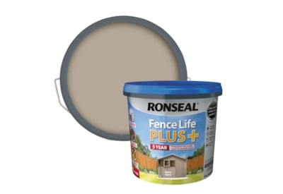 Ronseal Fence Life Plus + Warm Stone 5lt Ronseal Fence Life Plus + Warm Stone 5lt