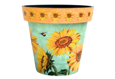 Creekwood Zest Pot Watercolour Sunflower 38Cm Creekwood Zest Pot Watercolour Sunflower 38Cm