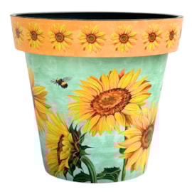 Creekwood Zest Pot Watercolour Sunflower 30Cm