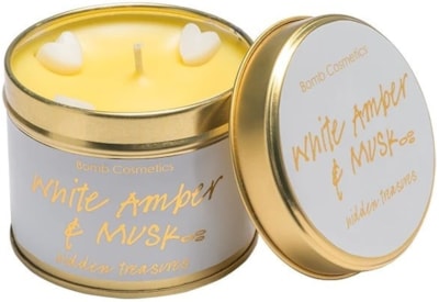 Get Fresh Cosmetics White Amber & Musk Tin Candle Get Fresh Cosmetics White Amber & Musk Tin Candle