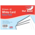White Card A4 50 sht (OBS08)