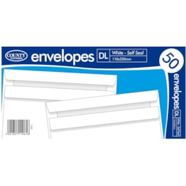 White Self Seal Envelope Dl 50s White Self Seal Envelope Dl 50s